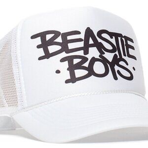 The Beastie Boys Old School Trucker cap Hat Adult One-size White
